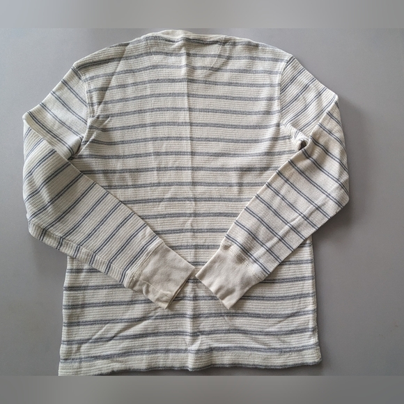 Set of 2 Faded Glory Men's Crew Neck Long Sleeve Thermal Henley Shirts Sz Small - Picture 4 of 11